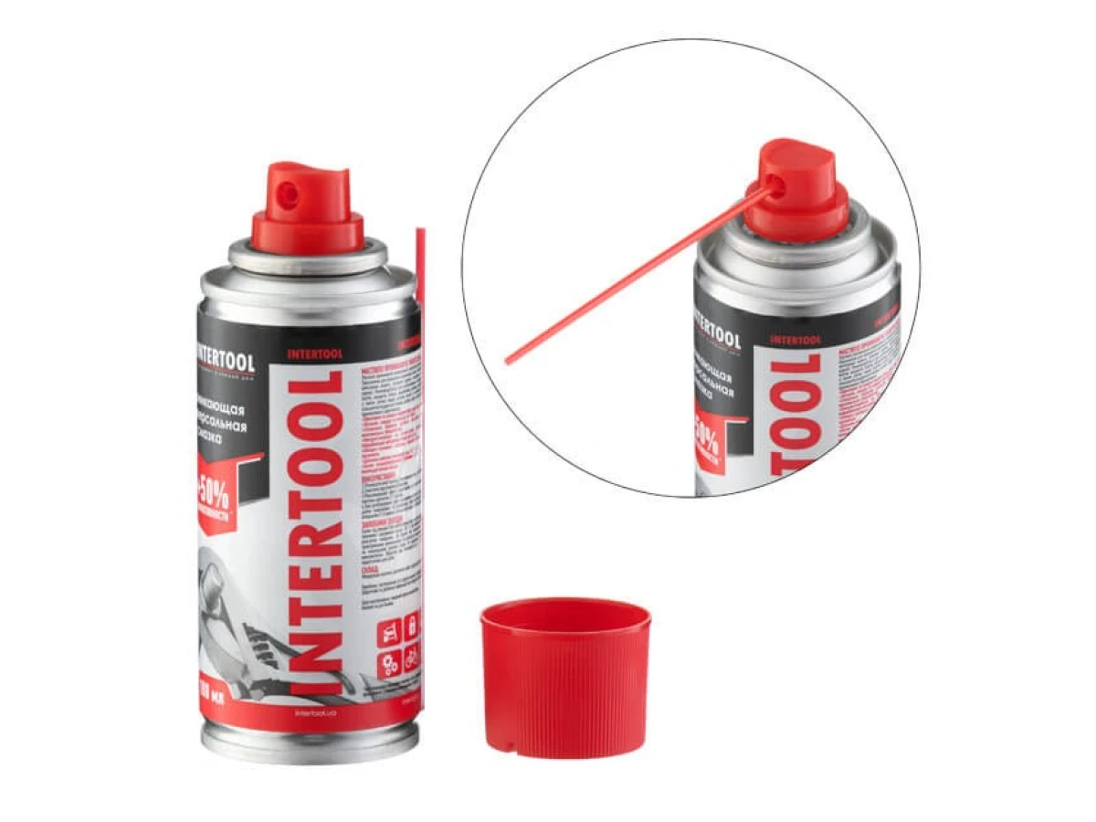 Мастило проникаюче універсальне, аерозоль 100 мл. INTERTOOL FS-4010 