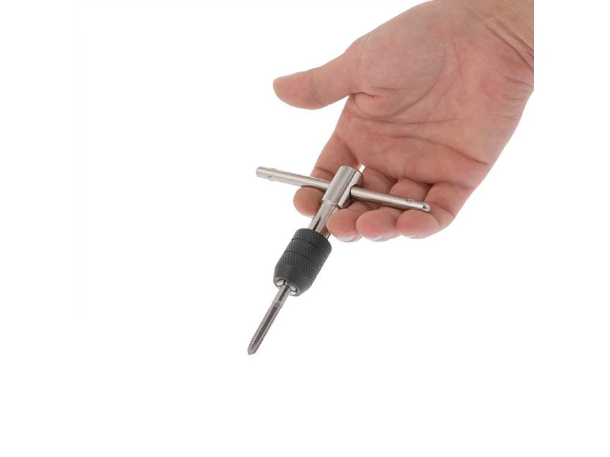 Набор метчиков с Т-образным держателем 6 ед. (M4, M5, M6, M8, M10) INTERTOOL SD-8018 