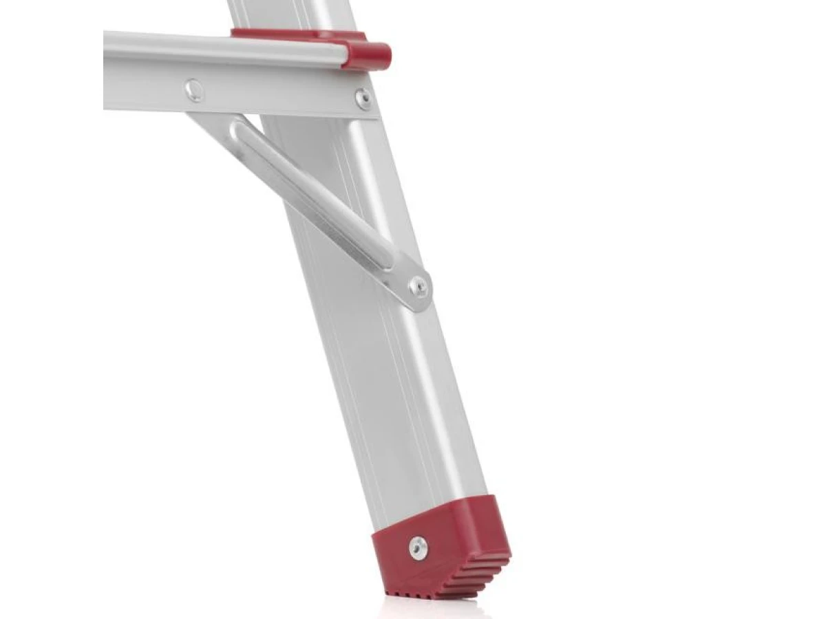 Стремянка алюминиевая двусторонняя 4 ступени, высота 876 мм INTERTOOL LT-1104 