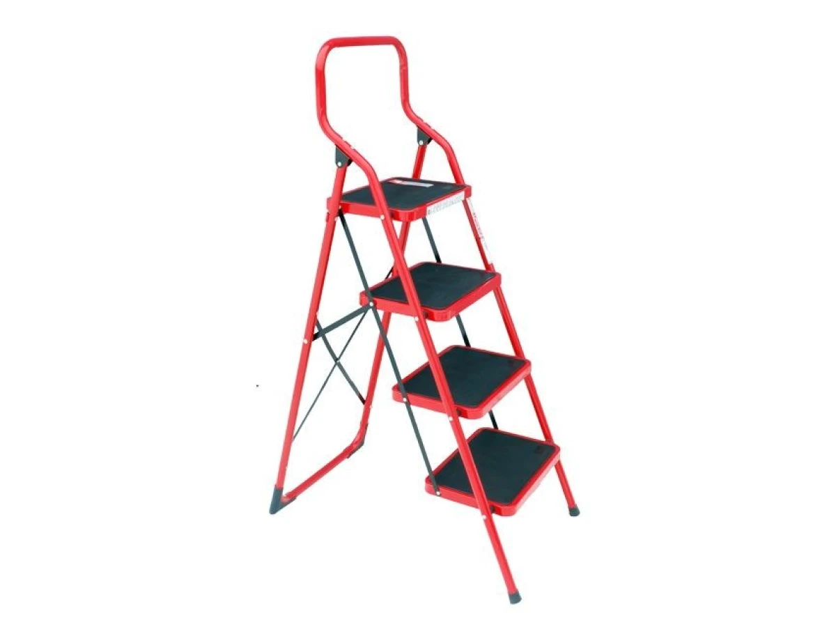 Стремянка 4 ступени 380*260 мм, высота 1361 мм INTERTOOL LT-0034 