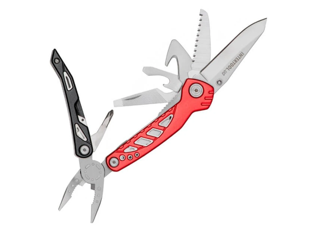 Мультиінструмент 180 мм, 11 в 1 INTERTOOL HT-0542 