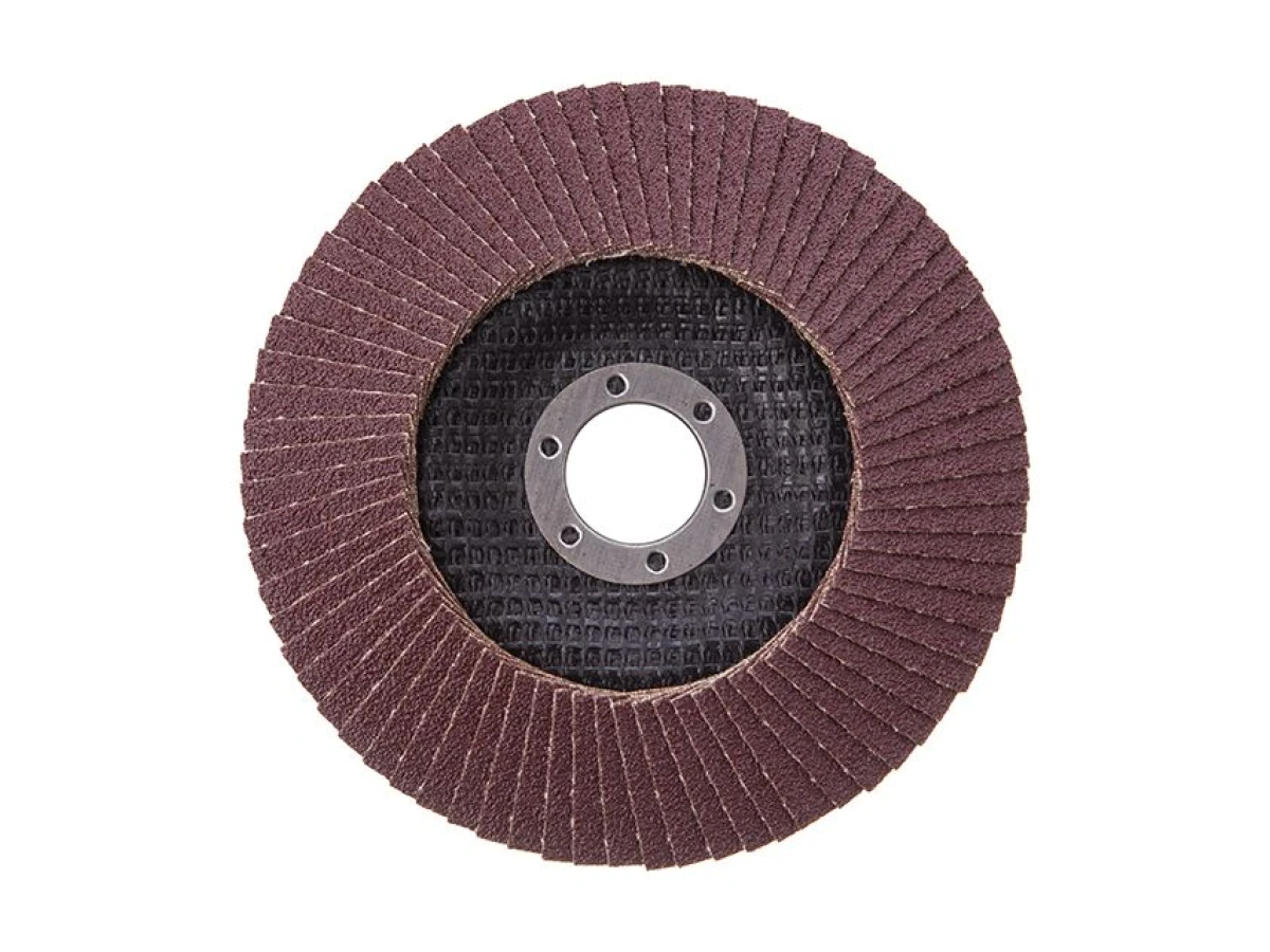 Диск шліфувальний пелюстковий 125 x 22мм зерно K100 INTERTOOL BT-0210 