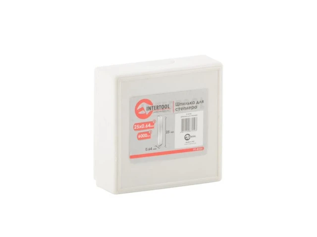 Шпилька для степлера 25мм d = 0.64мм 6000шт/упак INTERTOOL PT-8725 