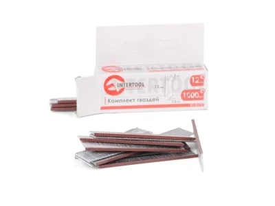 Цвях 12 мм, уп.1000 шт. (під пістолетиRT-0105, RT-0120, RT-0202) INTERTOOL RT-0172