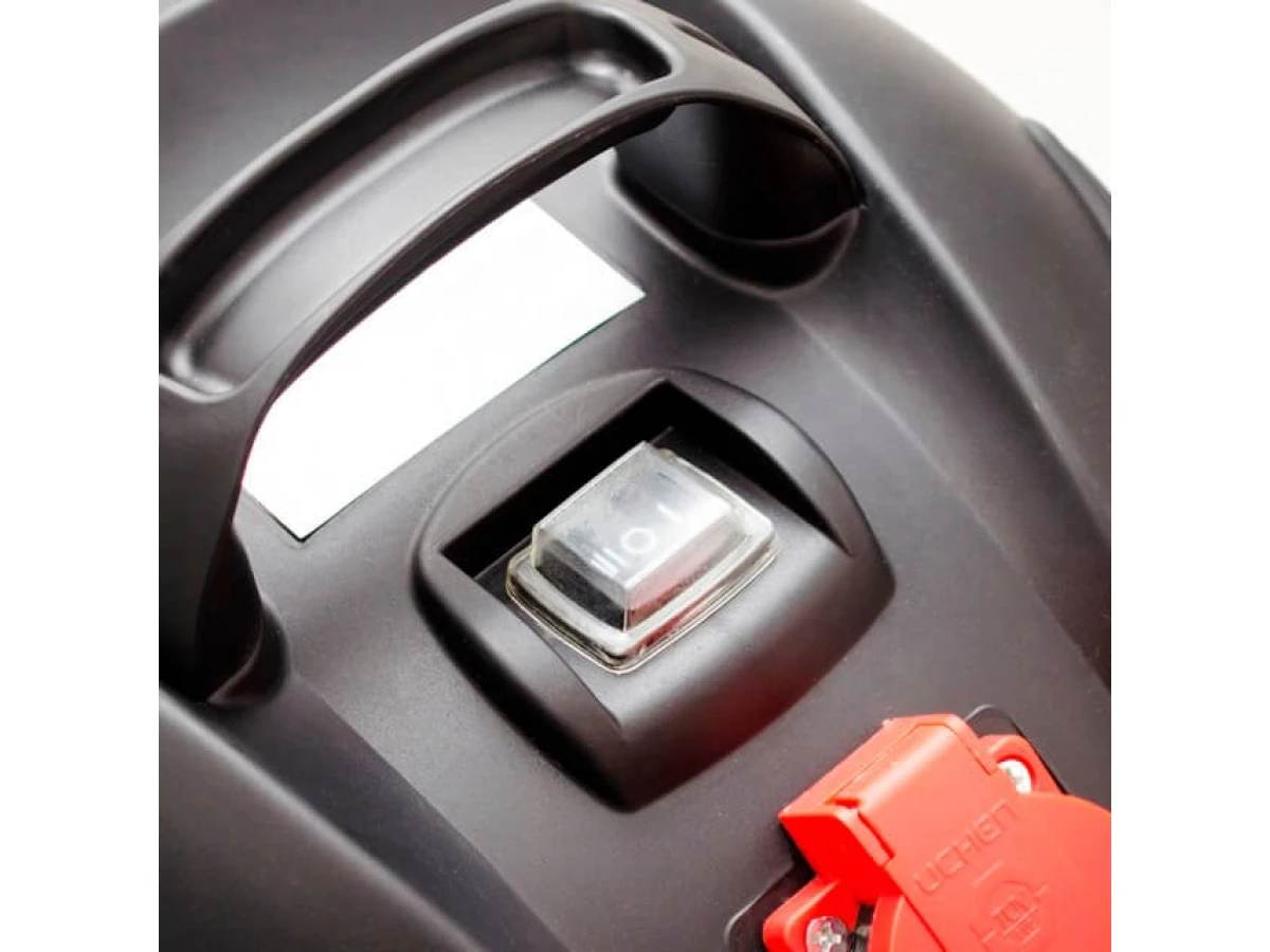 Пилосос будівельний 20 л, 1400 Вт, сухе та вологе прибирання, багаторазовий складаний фільтр, фільтр-пакет INTERTOOL DT-1020 