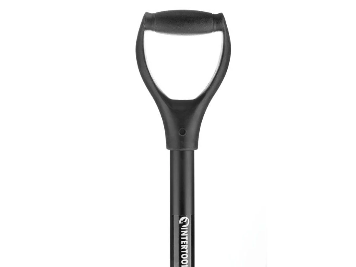 Лопата штикова, металева ручка, 198х288х1200 мм INTERTOOL FT-2011 