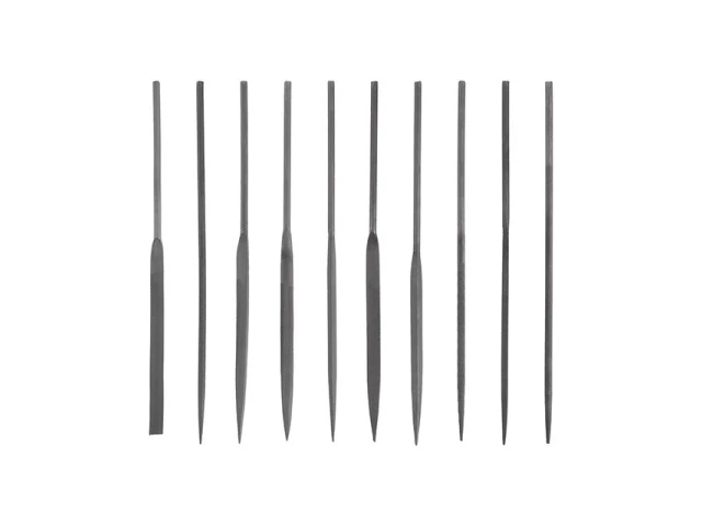 Набор надфилей 10 шт., 140 мм, без ручек INTERTOOL HT-3707 