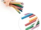 Комплект кольорових перламутрових клейових стрижнів 11.2 мм * 200 мм, 12 шт INTERTOOL RT-1035 