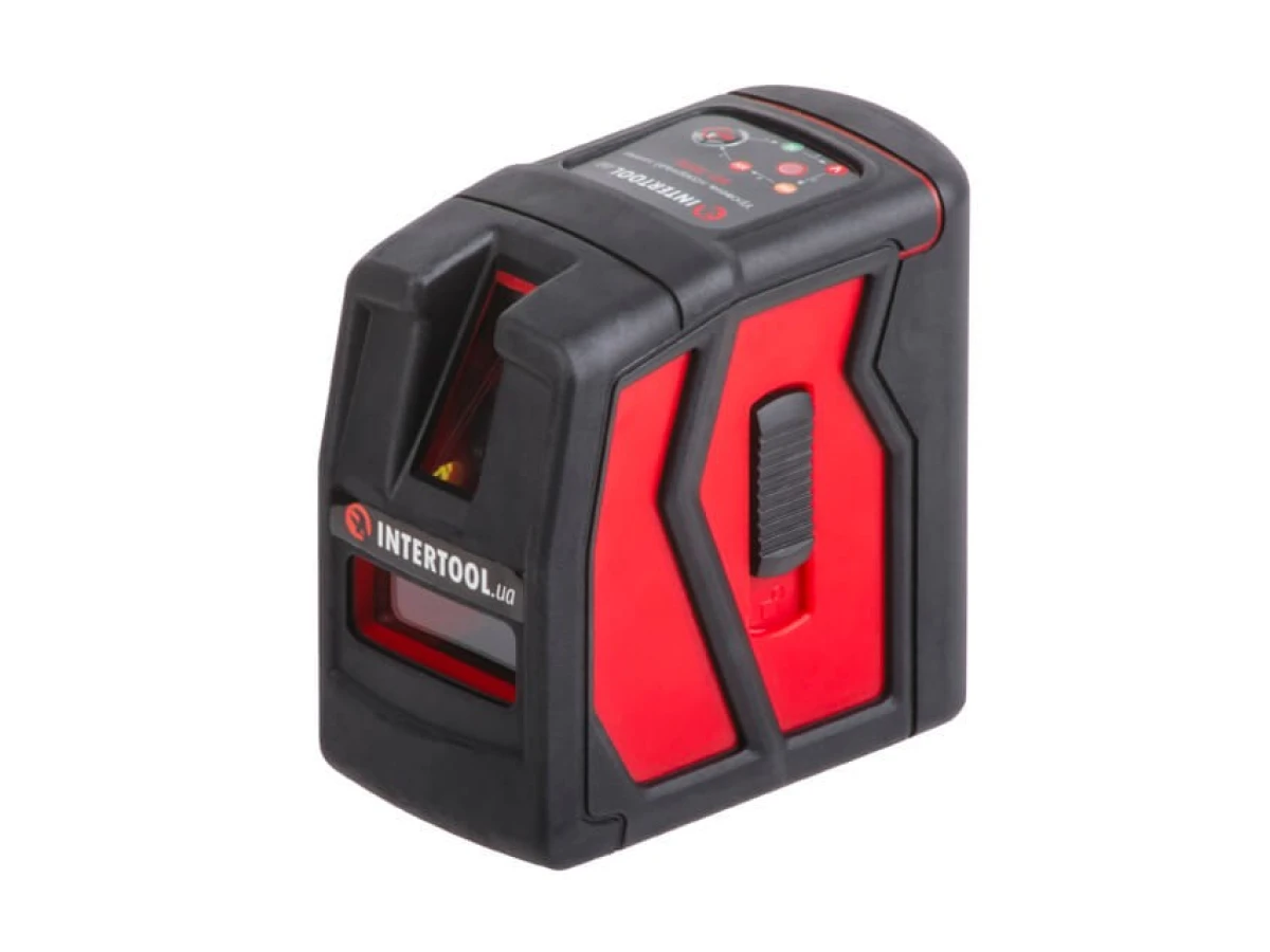 Уровень лазерный мини, 2 лазерные головки INTERTOOL MT-3050 