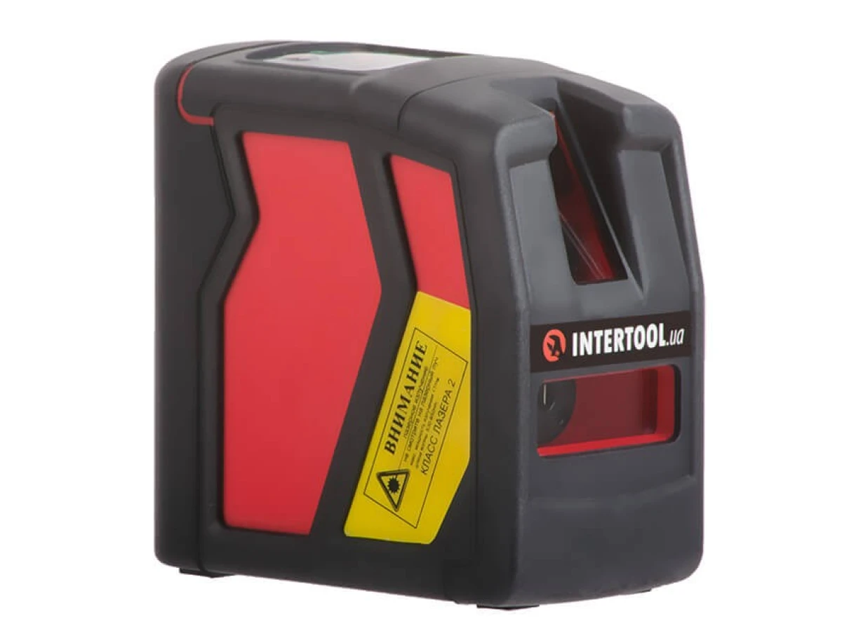 Уровень лазерный мини, 2 лазерные головки INTERTOOL MT-3050 