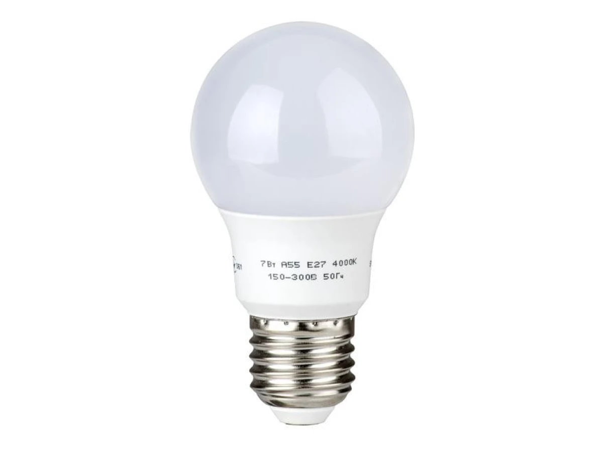 Светодиодная лампа LED 7 Вт, E27, 220 В INTERTOOL LL-0003 