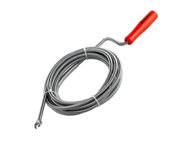 Трос для чистки труб 9мм*5м, пробивной наконечник INTERTOOL HP-1006 