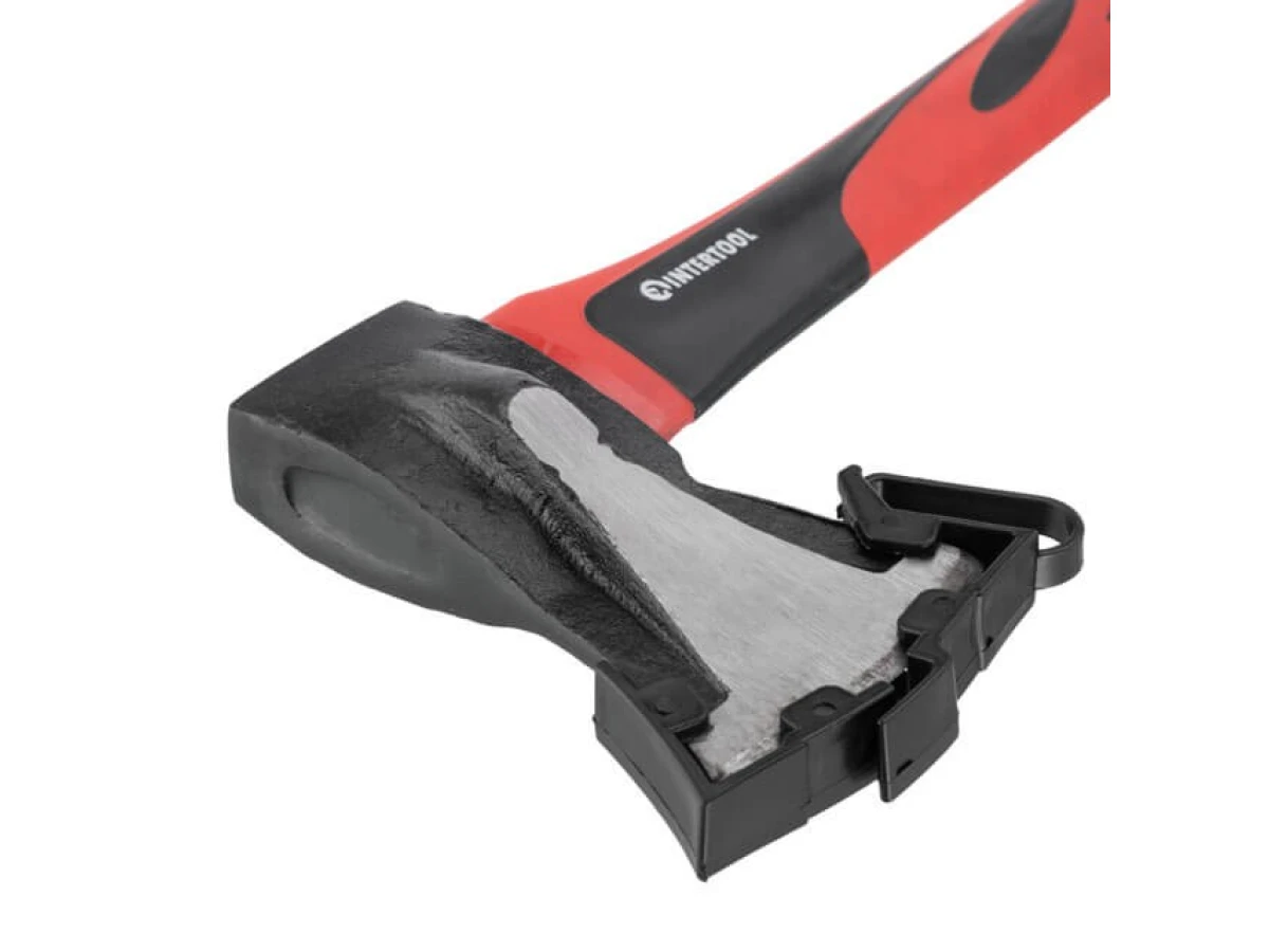 Колун кований 1000 г, ручка з фібергласу INTERTOOL HT-0274 