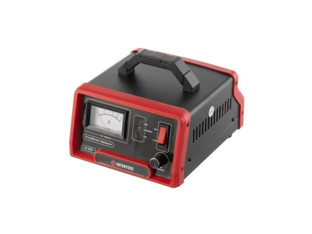 Устройство зарядное для аккумуляторов 12/24 В, 0-10 А, 6-150 Ач, с микропроцессором INTERTOOL AT-3031 