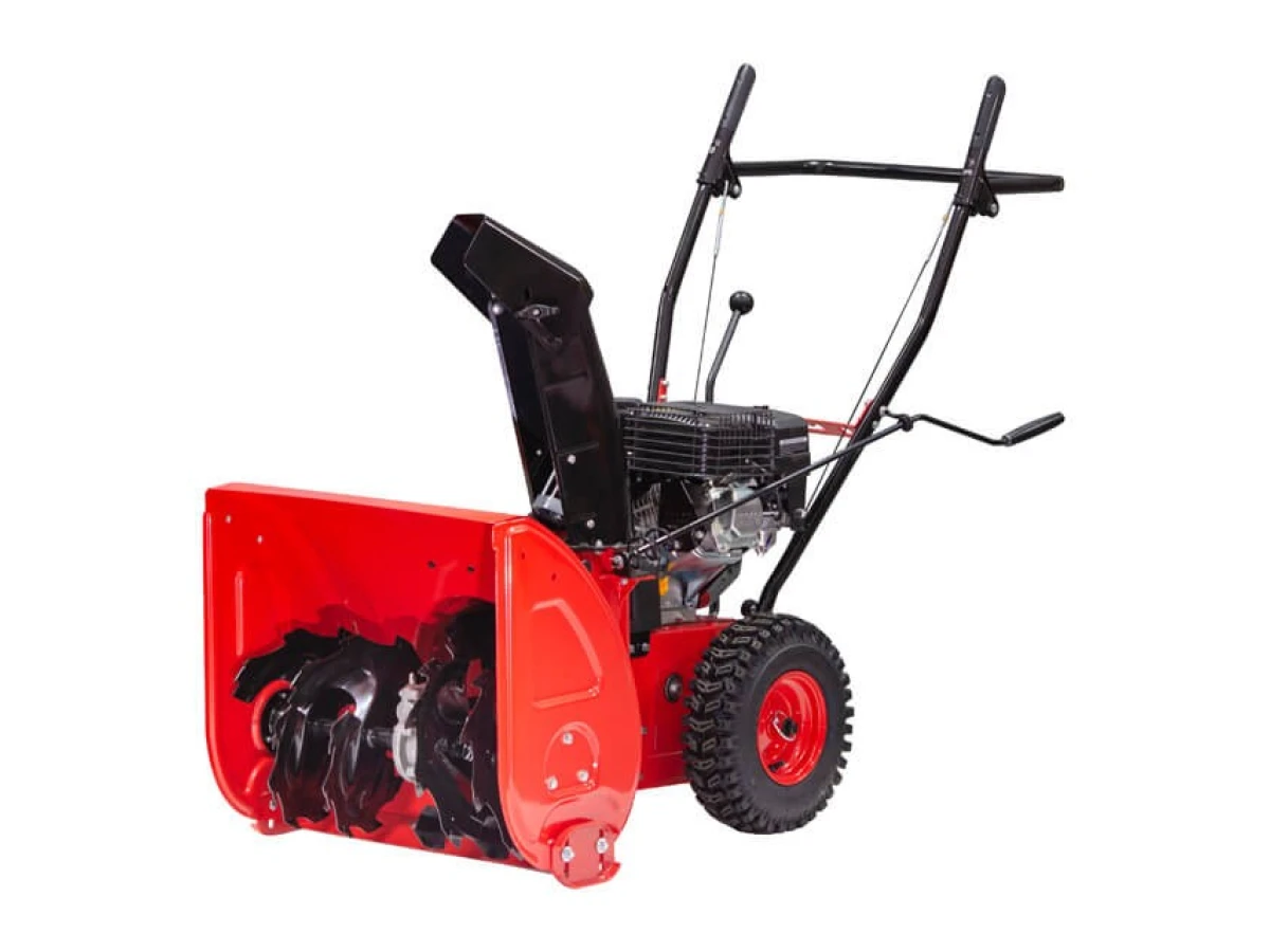 Снегоуборщик бензиновый самоходный, 5.5 л.с. / 4 кВт, высота/ширина захвата 510/560 мм, передачи 5 вперед / 2 назад INTERTOOL SN-5500 