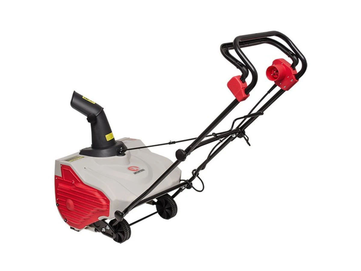 Снегоуборщик электрический, 1.6 кВт, рабочая ширина 500 мм, с регулировкой направления выброса снега INTERTOOL SN-1600 