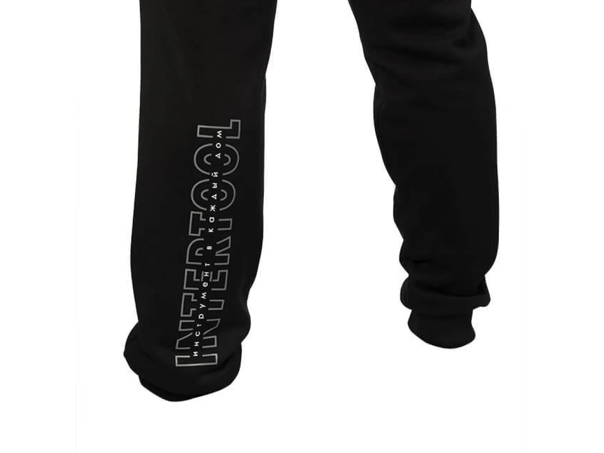 Брюки черные, трикотаж, M INTERTOOL SP-4007 