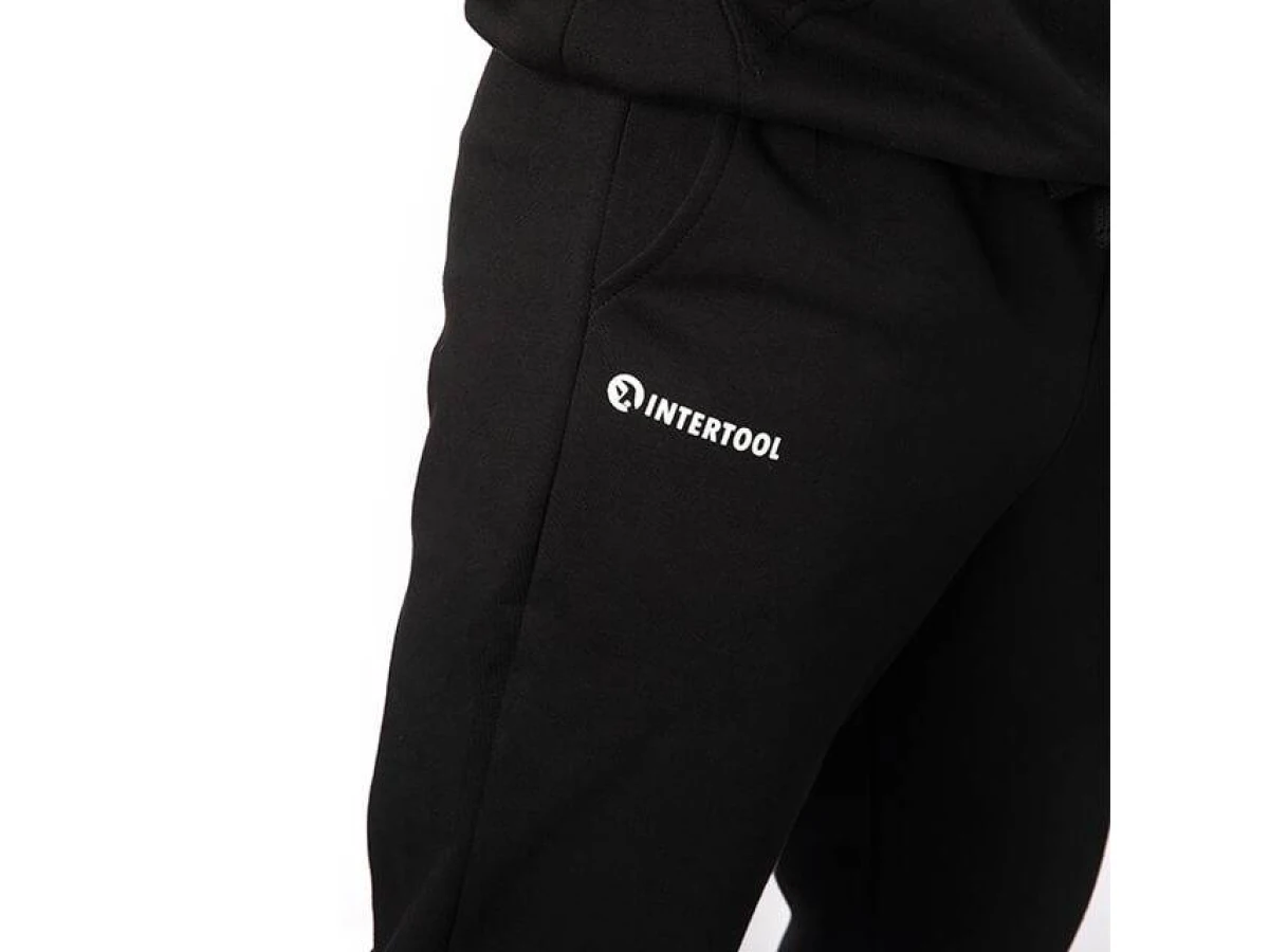 Брюки черные, трикотаж, M INTERTOOL SP-4007 
