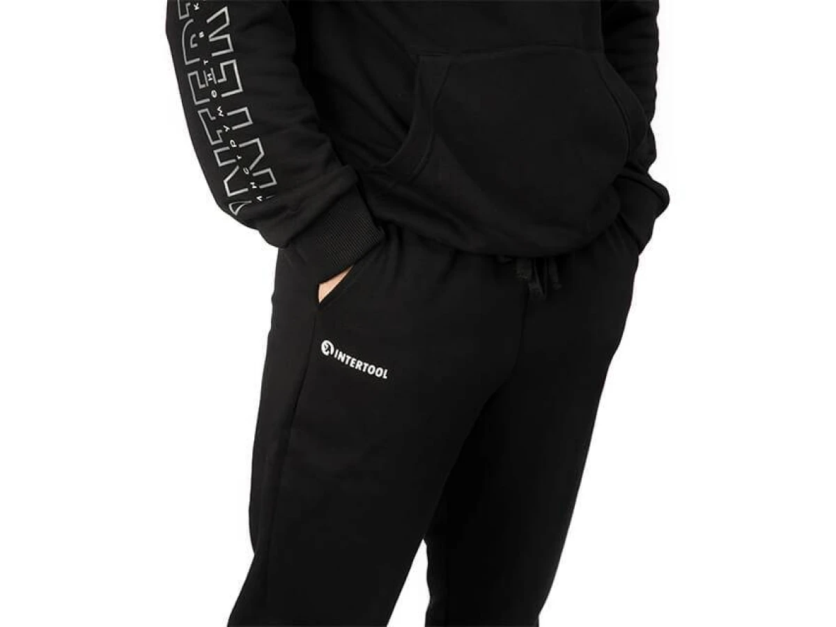 Брюки черные, трикотаж, M INTERTOOL SP-4007 