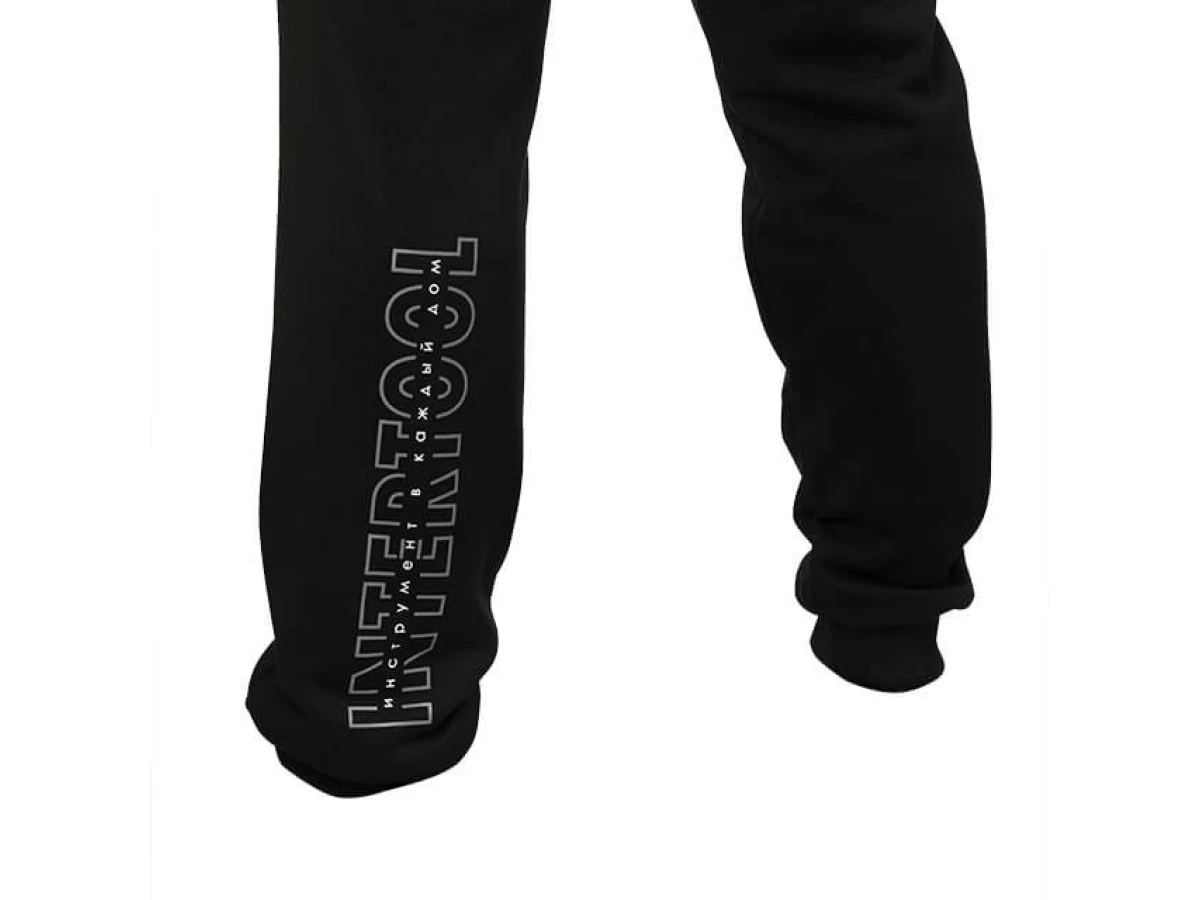 Штани чорні, трикотаж, XXL INTERTOOL SP-4010 