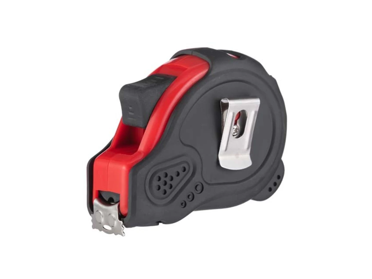 Рулетка стальная с фиксатором 5м*19мм "Супер Магнит" INTERTOOL MT-0605 