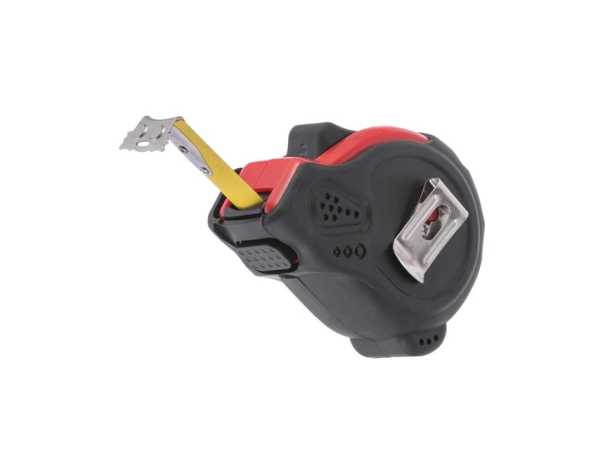 Рулетка стальная с фиксатором 5м*19мм "Супер Магнит" INTERTOOL MT-0605 