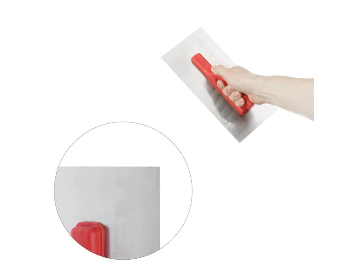 Затирка cтальная оцинкованная 280*130мм INTERTOOL KT-0003 