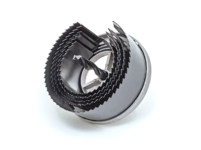 Набір корончастих свердел по гіпсокартону збірний, 60-90 мм, 5 розмірів, висота 30 мм INTERTOOL BT-0025