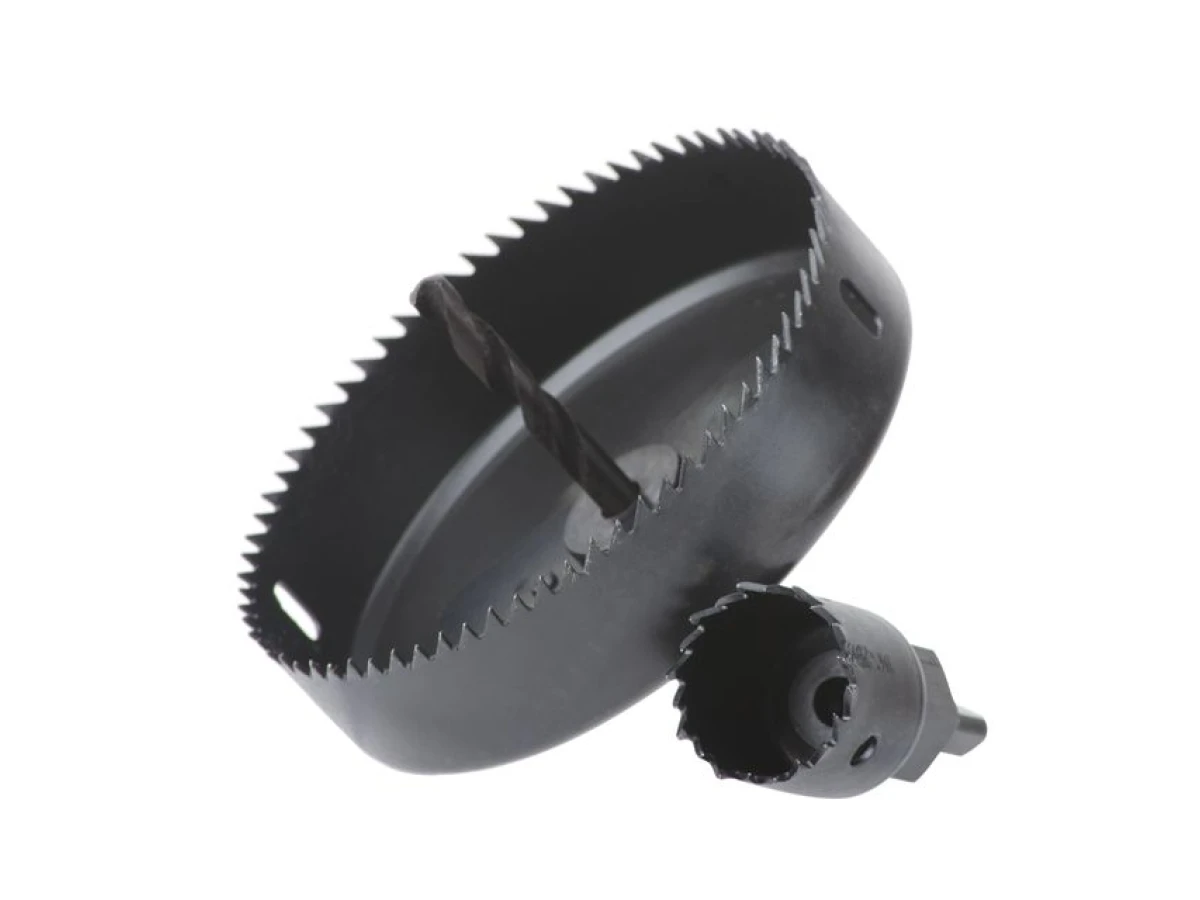 Набір корончатих свердел по деревині 19-127 мм 16 шт (19, 22, 29, 32, 38, 44, 54, 64, 76, 89, 102, 127 мм) INTERTOOL BT-0026 