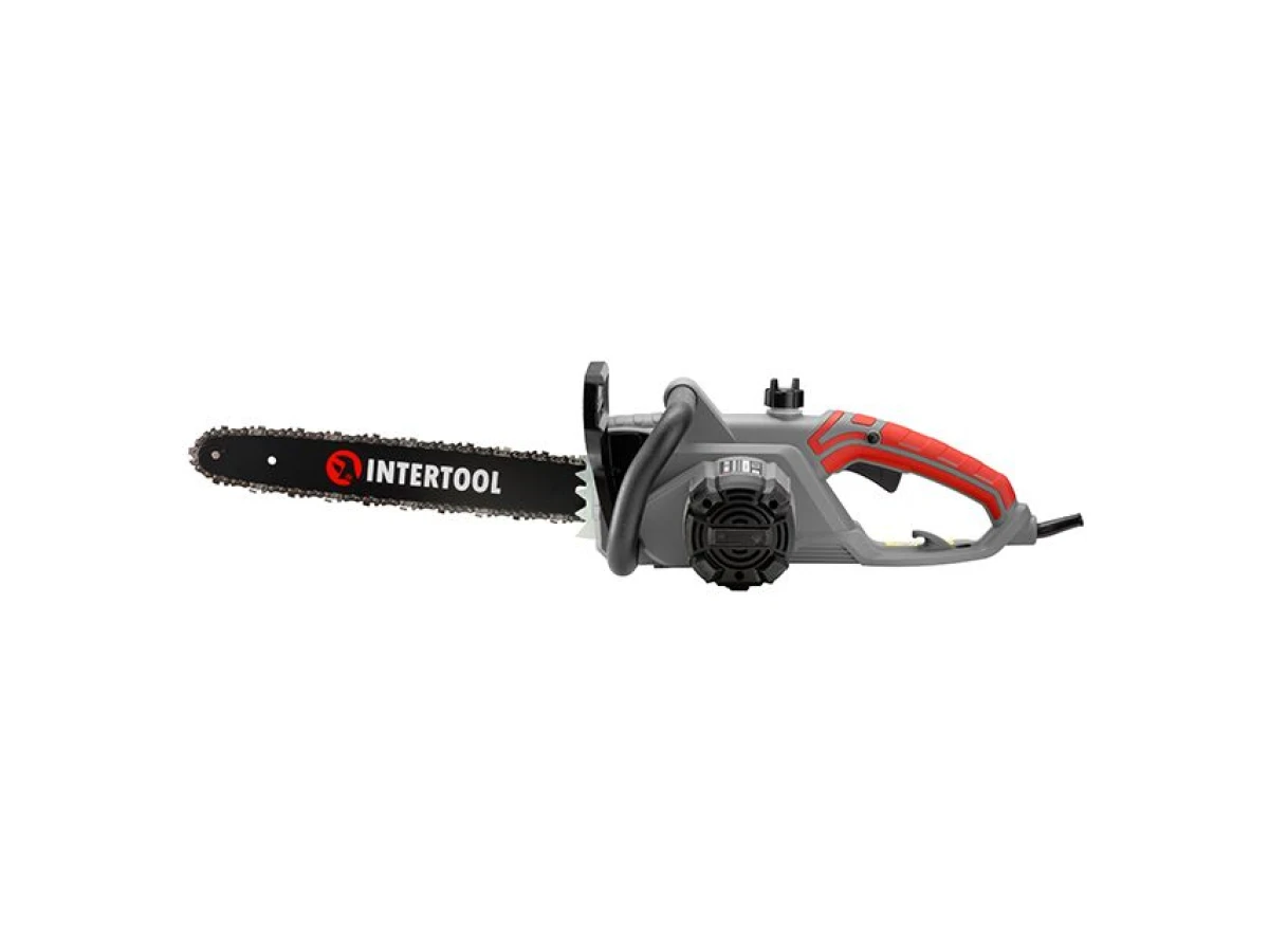 Пила цепная электрическая 2400 Вт, шина 40 см, боковой двигатель INTERTOOL DT-2201 