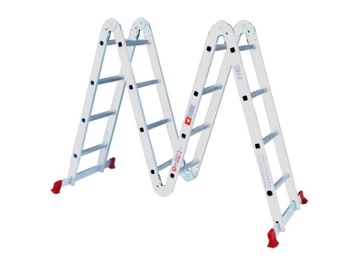 Лестница алюминиевая мультифункциональная трансформер 4*4 ступ., 4,7 м INTERTOOL LT-0029 