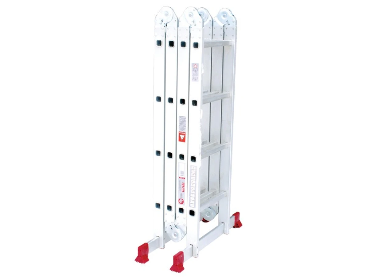 Лестница алюминиевая мультифункциональная трансформер 4*4 ступ., 4,7 м INTERTOOL LT-0029 