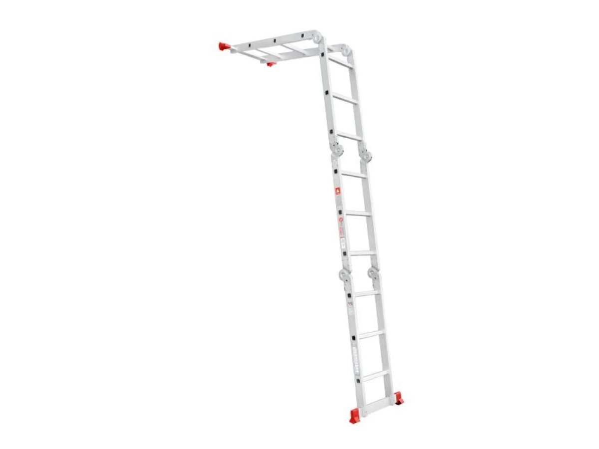 Лестница алюминиевая мультифункциональная трансформер 4*3 ступ., 3,70 м INTERTOOL LT-0030 