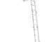 Лестница алюминиевая мультифункциональная трансформер 4*3 ступ., 3,70 м INTERTOOL LT-0030 