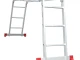 Лестница алюминиевая мультифункциональная трансформер 4*3 ступ., 3,70 м INTERTOOL LT-0030 