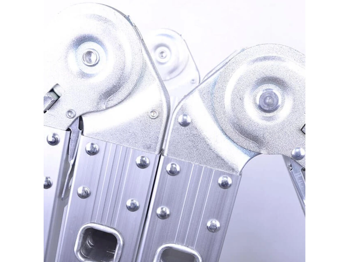 Лестница алюминиевая мультифункциональная трансформер 4*3 ступ., 3,70 м INTERTOOL LT-0030 