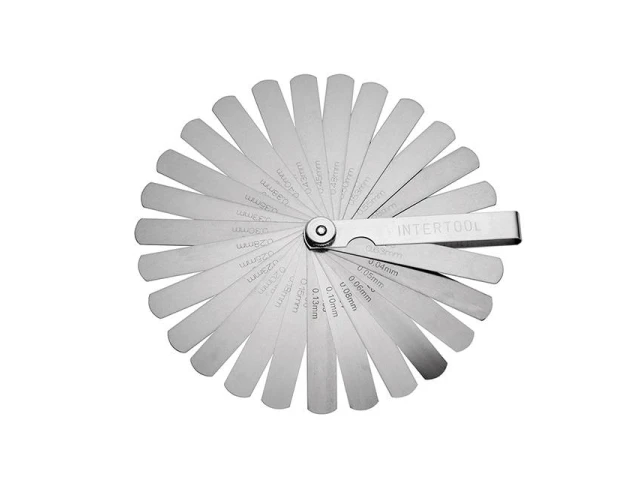 Комплект щупов 0,04-0,63мм 26шт INTERTOOL AT-0003 