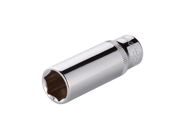 Головка шестигранна подовжена 1/4", 12 мм, Cr-V STORM INTERTOOL ET-0462 