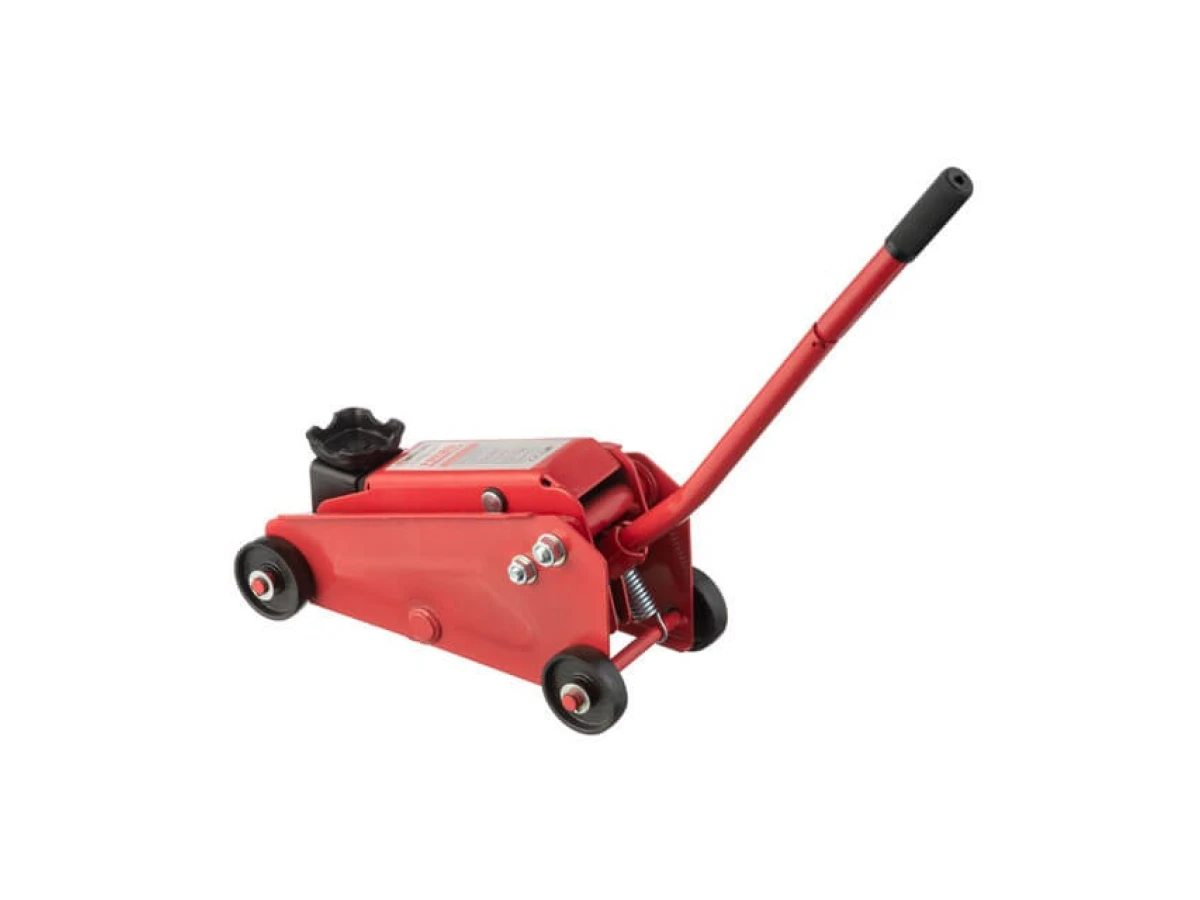 Домкрат гидравлический подкатной 2 т, высота подъема 135-385 мм, в кейсе INTERTOOL GT0109 