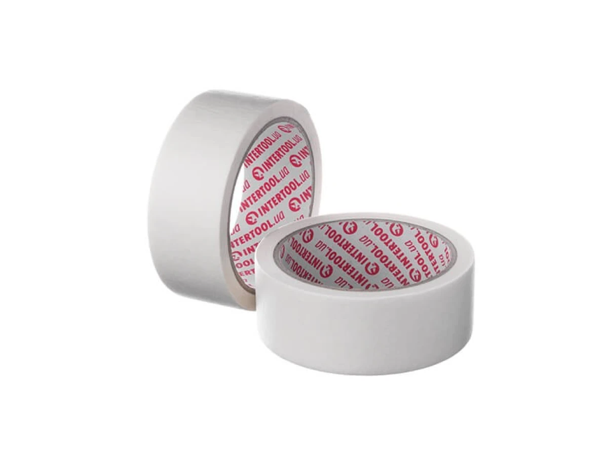 Стрічка малярська 38 мм, 20 м, біла INTERTOOL DM-3821 