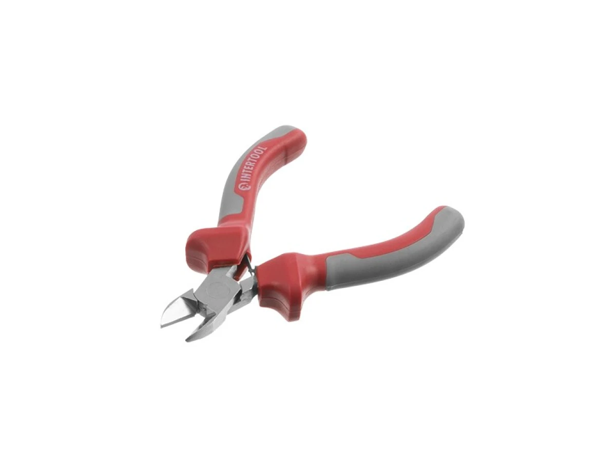 Бокорізи прецизійні комбіновані з двокомпонентними накладками на рукоятки, 115 мм INTERTOOL NT-0104 