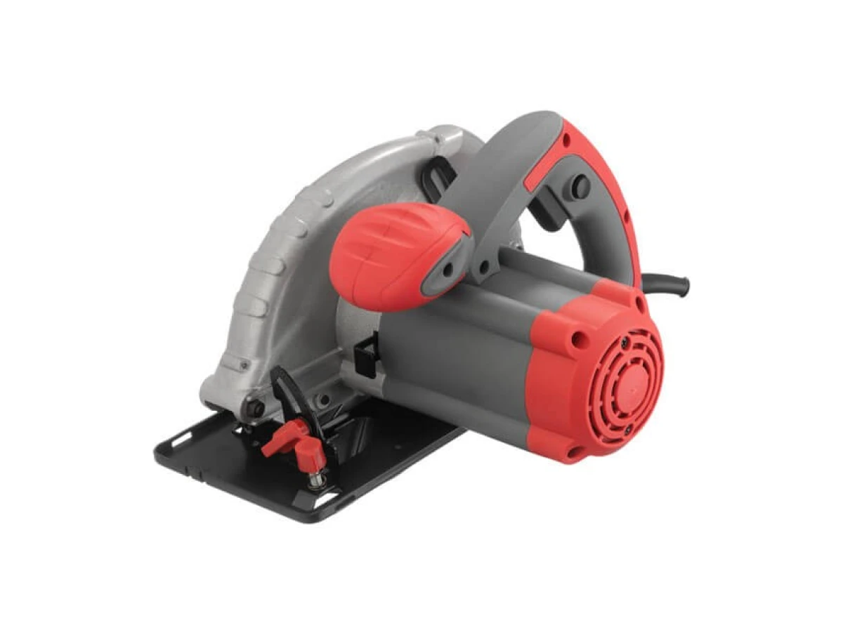 Пила дискова 1300 Вт, 5000 об/хв., кут нахилу 0-45°, глибина розпилу 41/57 мм, диск 185*20 мм INTERTOOL DT-0613 