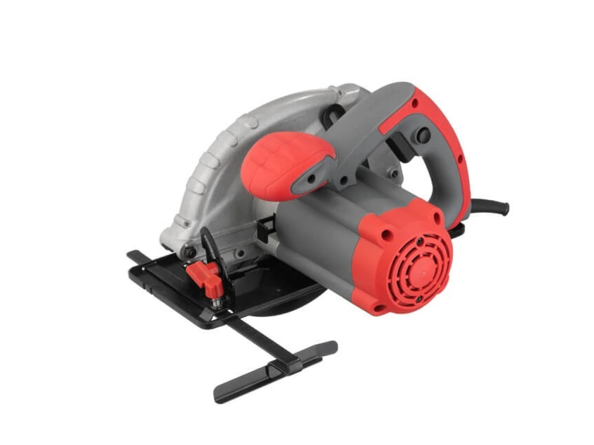 Пила дискова 1300 Вт, 5000 об/хв., кут нахилу 0-45°, глибина розпилу 41/57 мм, диск 185*20 мм INTERTOOL DT-0613 