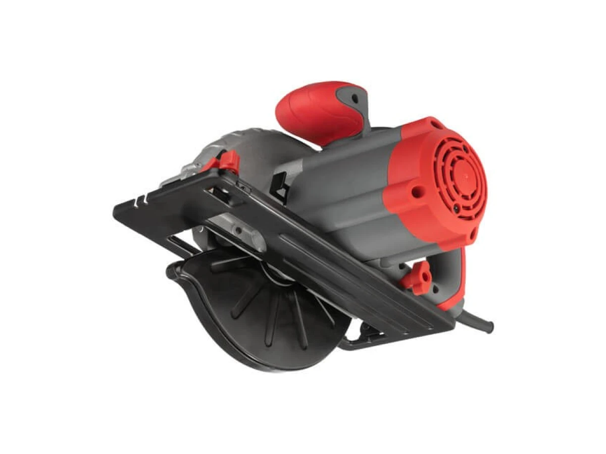 Пила дискова 1300 Вт, 5000 об/хв., кут нахилу 0-45°, глибина розпилу 41/57 мм, диск 185*20 мм INTERTOOL DT-0613 