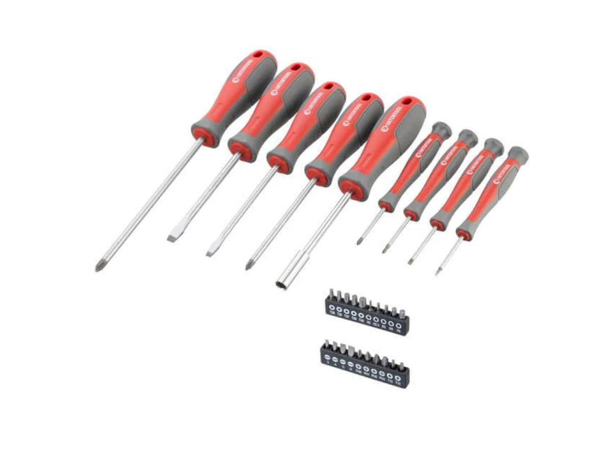 Набір викруток з комплектом насадок 29 од. INTERTOOL VT-3329 