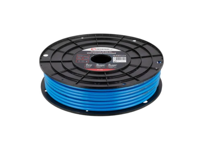 Шланг прямий поліуретановий, 5 * 8 мм, 50м, пластикова бобіна, STORM INTERTOOL PT-1754 