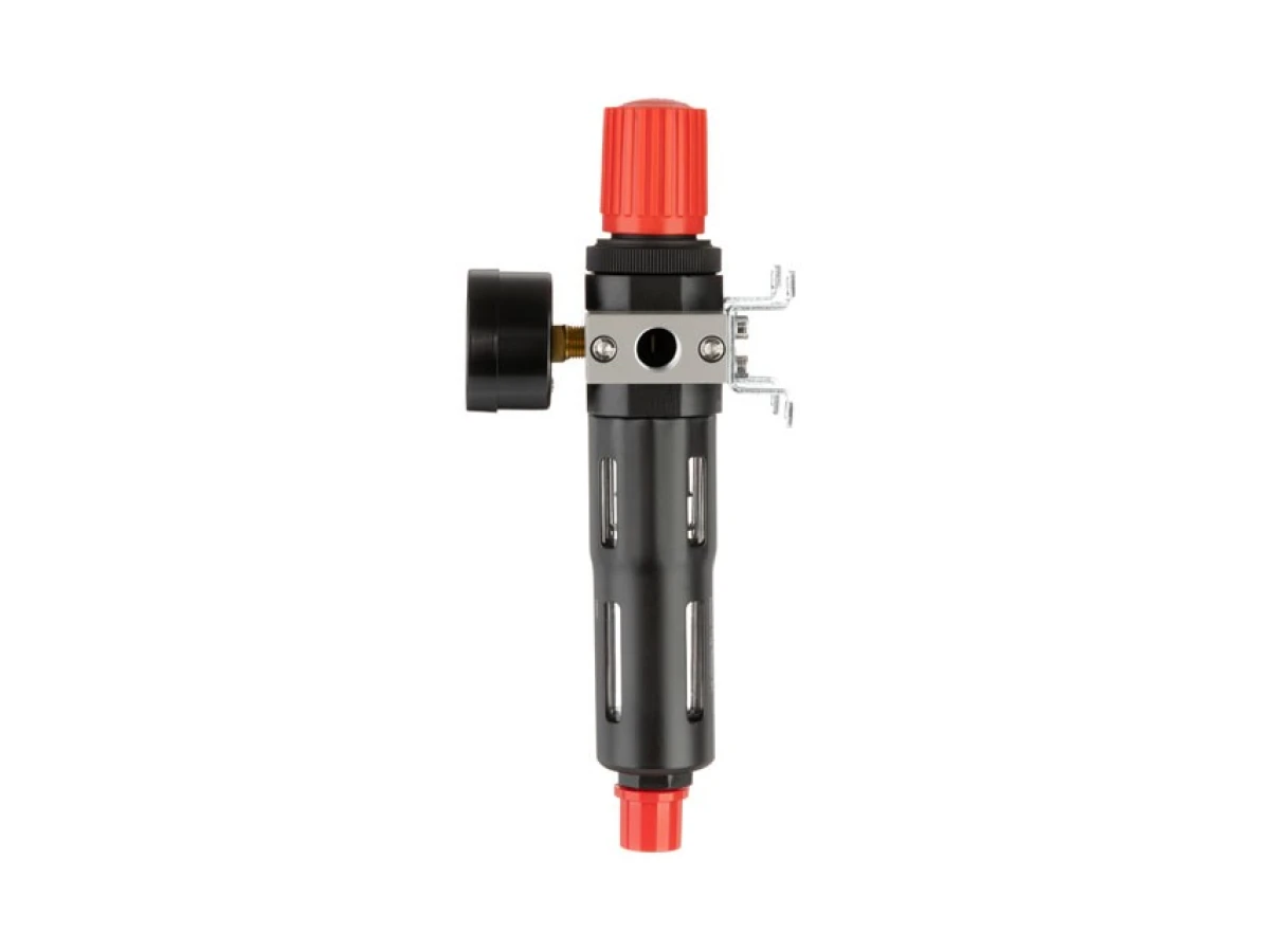 Фільтр для очищення повітря з редуктором 1/4", 5 мкм, 1200 л/хв., метал, професійний INTERTOOL PT-1419 