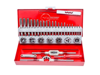 Набор метчиков и плашек 32 ед INTERTOOL SD-8032