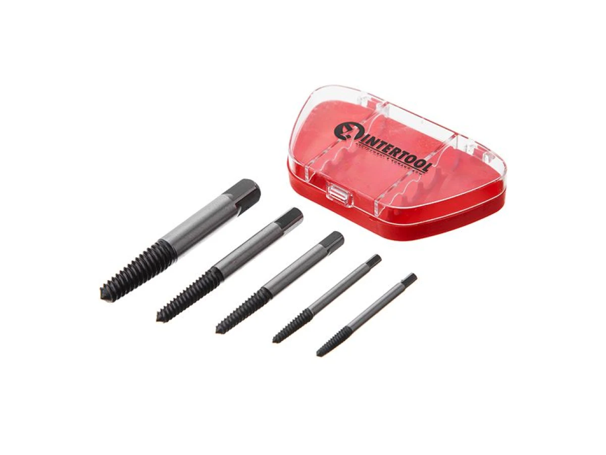 Набор экстракторов для винтов 5 ед. INTERTOOL SD-8005 