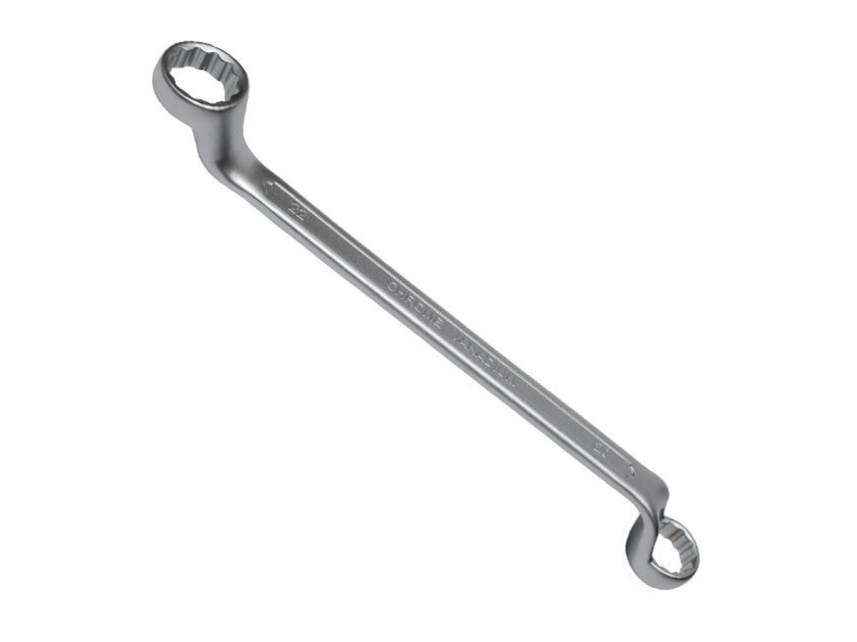 Ключ накидний 6х7 мм, CrV, покриття сатин-хром, PROF DIN3113 INTERTOOL XT-1206 